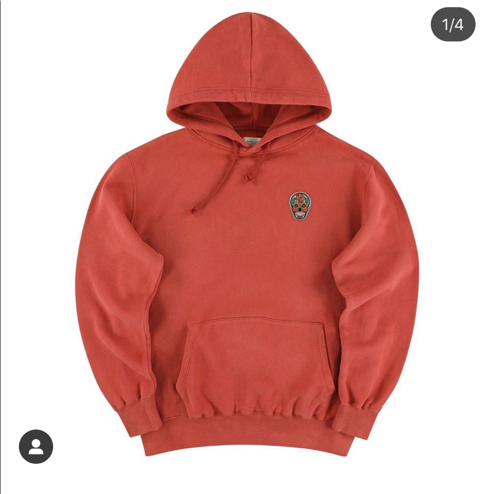 SUSPICIOUS ANTWERP THE CLASSIC HOODIE - BRICK RED